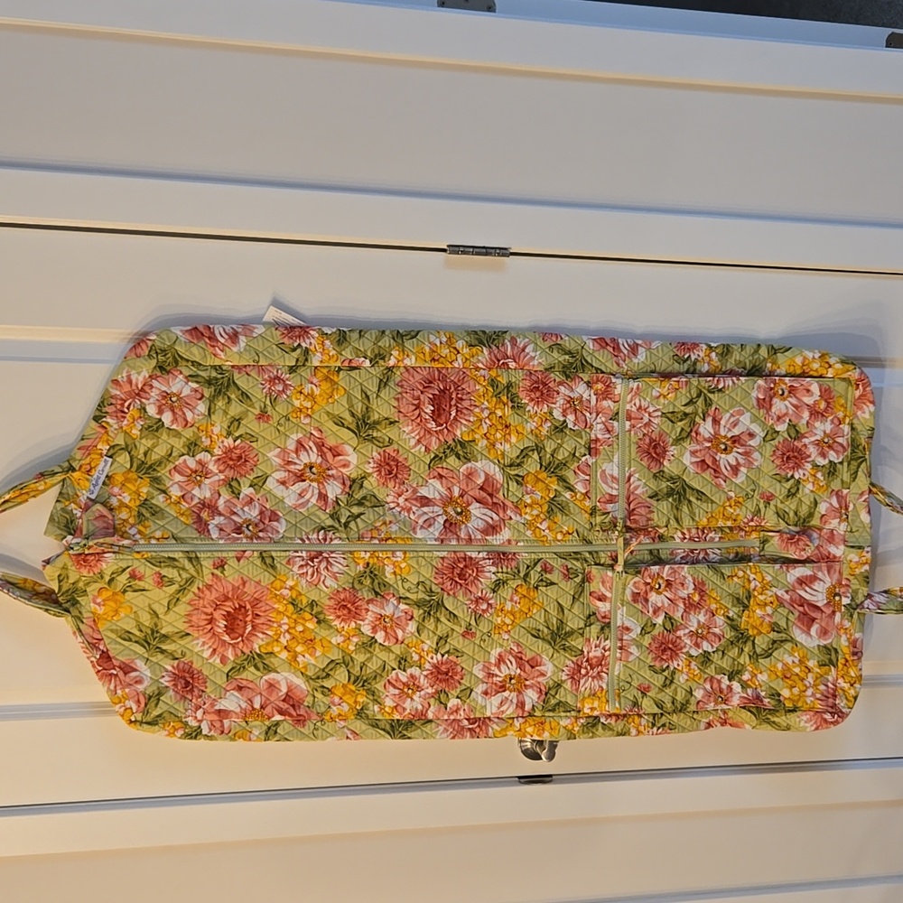 QK By April Cornell Floral Quilted Women's Suit/Overnight Garment Bag NWT